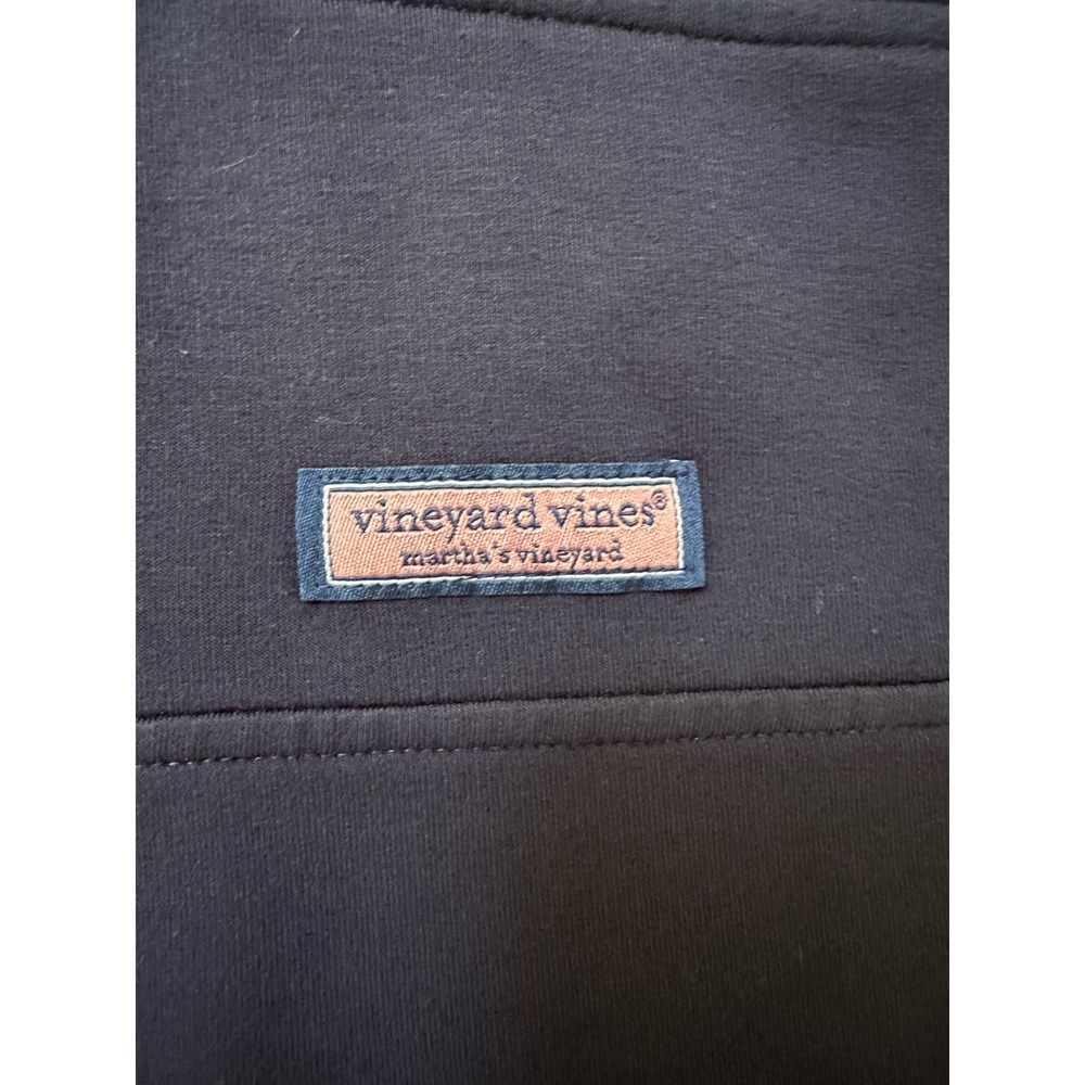 Vineyard Vines Womens The Shep Shirt 1/4 Zip Navy Pullover Top Size Small - Picture 4 of 8